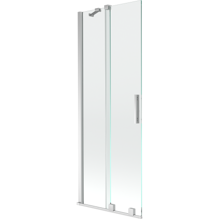 Mexen Velar paroi de baignoire coulissante à 2 volets 75 x 150 cm, transparent, chrome - 896-075-000-01-01