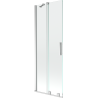 Mexen Velar paroi de baignoire coulissante à 2 volets 75 x 150 cm, transparent, chrome - 896-075-000-01-01