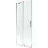 Mexen Velar paroi de baignoire 2 volets coulissante 85 x 150 cm, transparent, chromé - 896-085-000-01-01