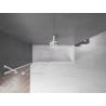 Mexen Velar paroi de baignoire à 2 volets coulissants 75 x 150 cm, transparent, blanc - 896-075-000-01-20