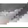 Mexen Velar écran de baignoire à 2 ailes coulissante 80 x 150 cm, transparent, Blanc - 896-080-000-01-20