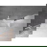 Mexen Velar écran de baignoire à 2 ailes coulissante 110 x 150 cm, transparent, Blanc - 896-110-000-01-20