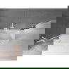 Mexen Velar écran de baignoire à 2 ailes coulissante 130 x 150 cm, transparent, Blanc - 896-130-000-01-20