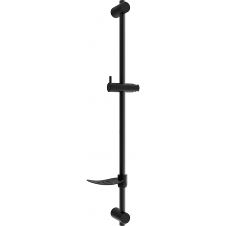Mexen DF barre de douche avec porte-savon 80 cm, Noir - 79382-70