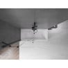 Mexen Velar paroi de baignoire 2 volets coulissants 90 x 150 cm, transparent, noir - 896-090-000-01-70