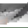 Mexen Velar écran de baignoire à 2 ailes coulissante 95 x 150 cm, transparent, Noir - 896-095-000-01-70