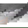 Mexen Velar écran de baignoire à 2 ailes coulissante 100 x 150 cm, transparent, Noir - 896-100-000-01-70