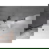 Mexen Velar écran de baignoire à 2 ailes coulissante 140 x 150 cm, transparent, Noir - 896-140-000-01-70
