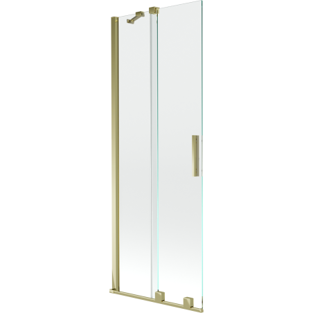 Mexen Velar paroi de baignoire à 2 volets coulissants 75 x 150 cm, transparent, doré - 896-075-000-01-50