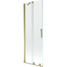 Paroi de baignoire coulissante 2 volets Mexen Velar 75 x 150 cm, transparent, doré - 896-075-000-01-50