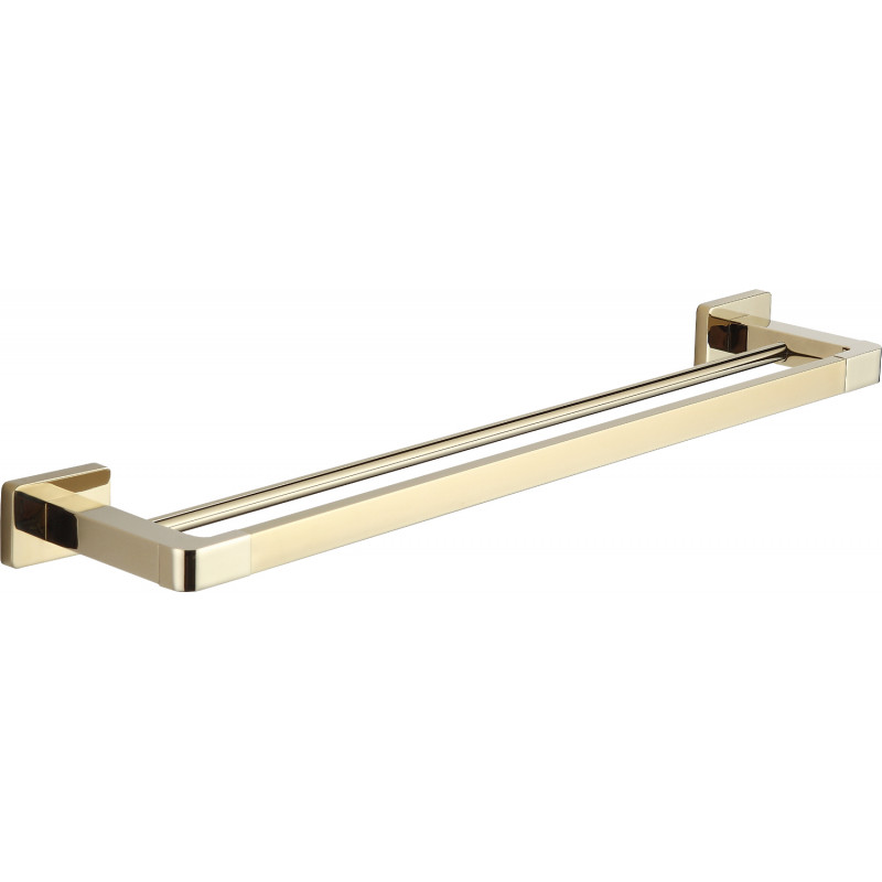 Mexen Asis porte-serviettes double, doré - 7017625-50