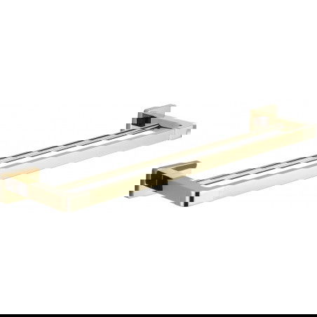 Mexen Asis double porte-serviettes, Or - 7017625-50