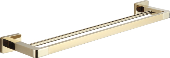 Mexen Asis porte-serviettes double, doré - 7017625-50