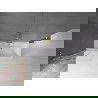 Mexen Velar écran de baignoire à 2 ailes coulissante 85 x 150 cm, transparent, or brossé - 896-085-000-01-55