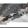 Mexen Velar écran de baignoire à 2 ailes coulissante 150 x 150 cm, transparent, Blanc - 896-150-000-01-20