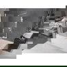 Mexen Velar paroi de baignoire 2 volets coulissants 170 x 150 cm, transparent, blanc - 896-170-000-01-20