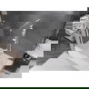 Mexen Velar écran de baignoire à 2 ailes coulissante 180 x 150 cm, transparent, Blanc - 896-180-000-01-20