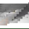 Mexen Velar écran de baignoire à 2 ailes coulissante 160 x 150 cm, transparent, or - 896-160-000-01-50