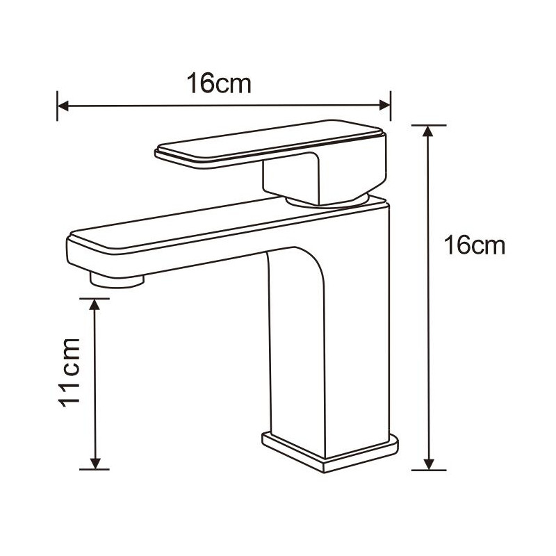 Mexen Cetus robinet de lavabo, noir - 744300-70