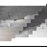Mexen Velar écran de baignoire à 2 ailes coulissante 150 x 150 cm, transparent, or brossé - 896-150-000-01-55