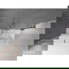 Mexen Velar écran de baignoire à 2 ailes coulissante 160 x 150 cm, transparent, or brossé - 896-160-000-01-55