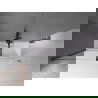 Mexen Velar écran de baignoire à 2 ailes coulissante 180 x 150 cm, transparent, Noir - 896-180-000-01-70