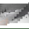 Mexen Velar écran de baignoire à 2 ailes coulissante 150 x 150 cm, transparent, gun gray brossé - 896-150-000-01-66