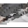 Mexen Velar paroi de douche 2 volets coulissants 160 x 150 cm, transparent, gris canon brossé - 896-160-000-01-66
