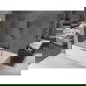 Mexen Velar paroi de douche 2 volets coulissants 160 x 150 cm, transparent, gris canon brossé - 896-160-000-01-66