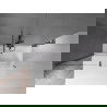 Mexen Velar écran de baignoire à 2 ailes coulissante 150 x 160 cm, transparent, gun gray brossé - 896-160-000-01-66