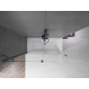 Mexen Velar pare-douche baignoire 2 volets coulissants 170 x 160 cm, transparent, gris canon brossé - 896-170-000-01-66