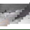 Mexen Velar paroi de baignoire coulissante à 2 vantaux 170 x 160 cm, transparent, gris fusil brossé - 896-170-000-01-66