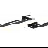 Mexen Asis double porte-serviettes, Noir - 7017625-70