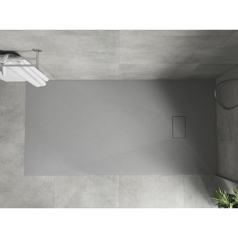 Mexen Hugo receveur de douche rectangulaire SMC 180 x 80 cm, gris - 42618018
