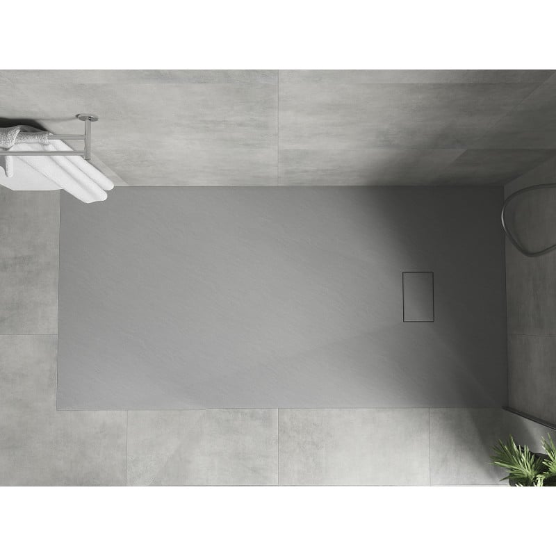 Mexen Hugo receveur de douche rectangulaire SMC 180 x 90 cm, gris - 42619018