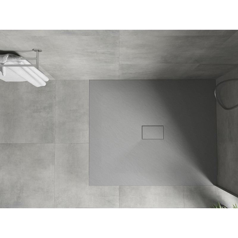 Mexen Hugo receveur de douche rectangulaire SMC 130 x 100 cm, gris - 42611013