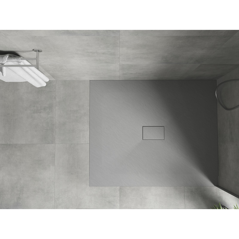 Mexen Hugo receveur de douche rectangulaire SMC 120 x 100 cm, gris - 42611012
