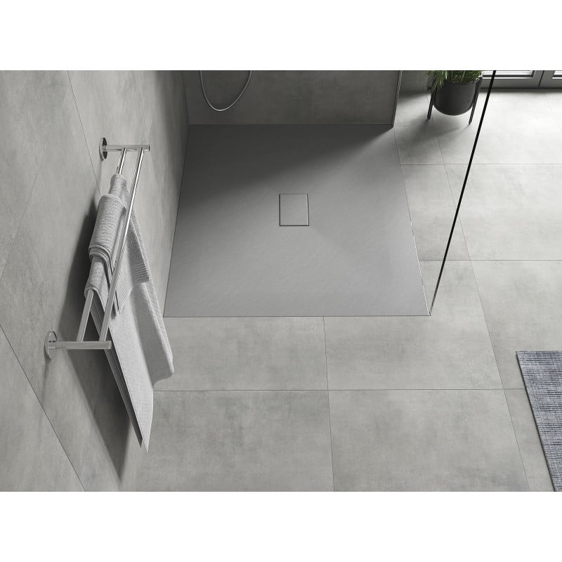 Mexen Hugo receveur rectangulaire SMC 110 x 100 cm, gris - 42611011