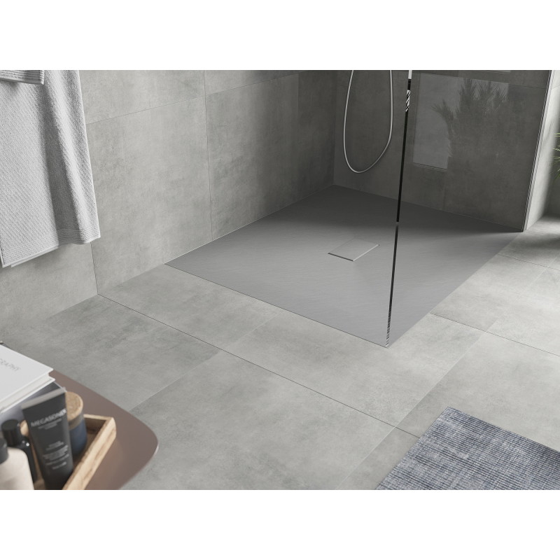 Mexen Hugo receveur de douche rectangulaire SMC 110 x 100 cm, gris - 42611011