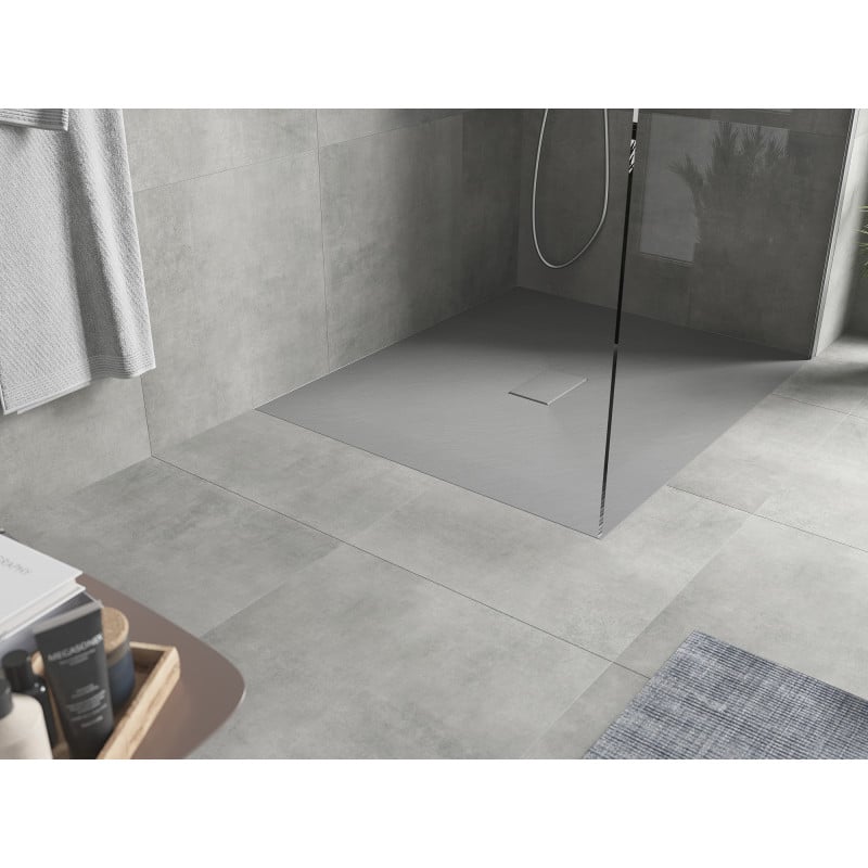 Mexen Hugo receveur rectangulaire SMC 110 x 100 cm, gris - 42611011