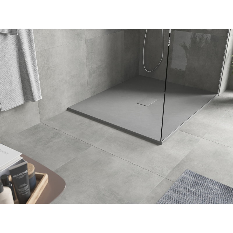 Mexen Hugo bac de douche rectangulaire SMC 140 x 100 cm, gris - 42611014