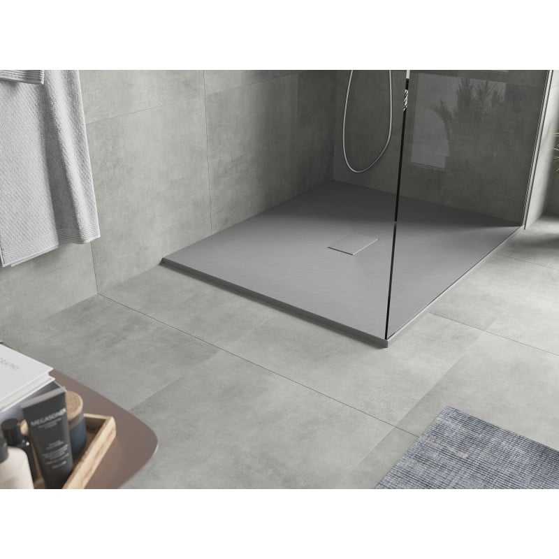 Mexen Hugo receveur de douche rectangulaire SMC 140 x 100 cm, gris - 42611014