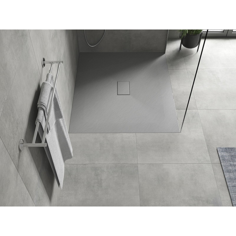 Mexen Hugo bac de douche rectangulaire SMC 140 x 100 cm, gris - 42611014