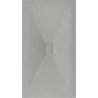 Bac à douche rectangulaire Mexen Hugo SMC 180 x 100 cm, gris - 42611018