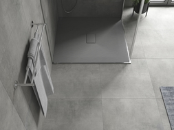 Bac carré Mexen Hugo SMC 100 x 100 cm, gris - 42611010