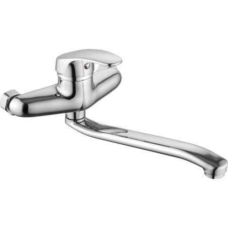 Mexen Eris robinet de cuisine à long bec, Chrome - 671200-00