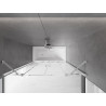 Mexen Velar Duo paroi de baignoire coulissante à 2 panneaux 160 x 150 cm, transparent, chrome - 896-160-000-02-01
