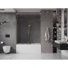 Mexen Velar Duo pare-douche baignoire 2 volets coulissants 160 x 150 cm, transparent, doré - 896-160-000-02-50