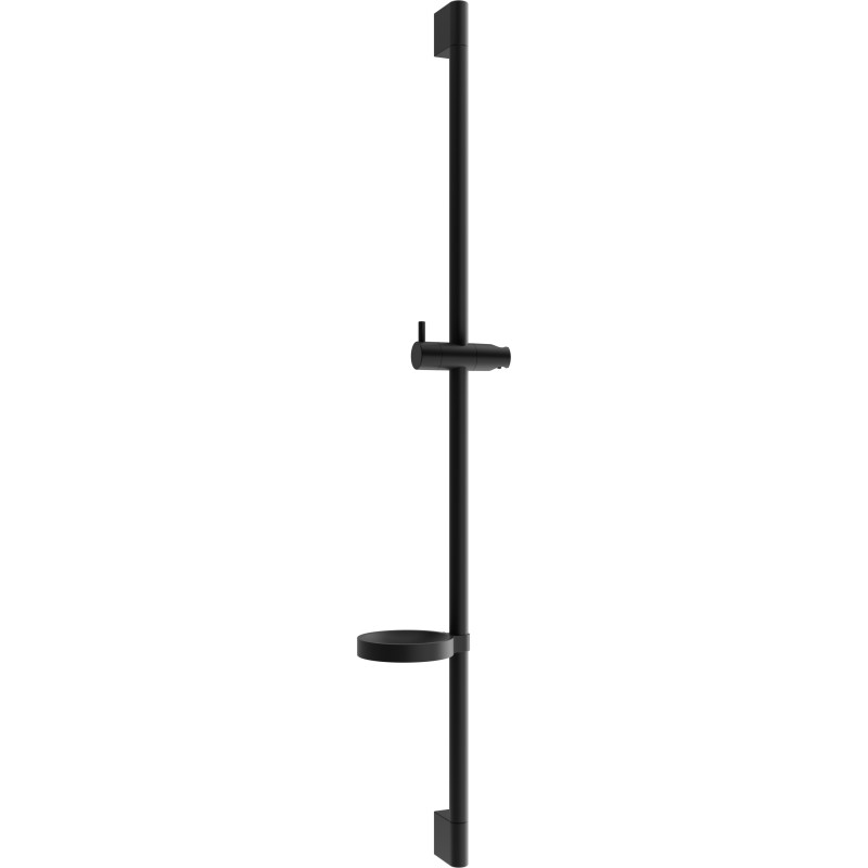 Mexen DS barre de douche avec porte-savon 90 cm, noire - 79383-70
