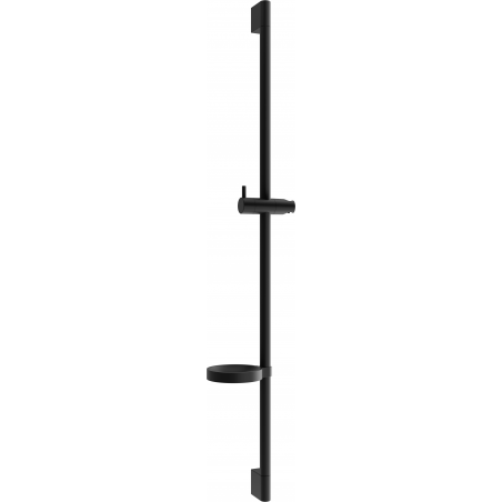 Mexen DS barre de douche avec porte-savon 90 cm, noire - 79383-70
